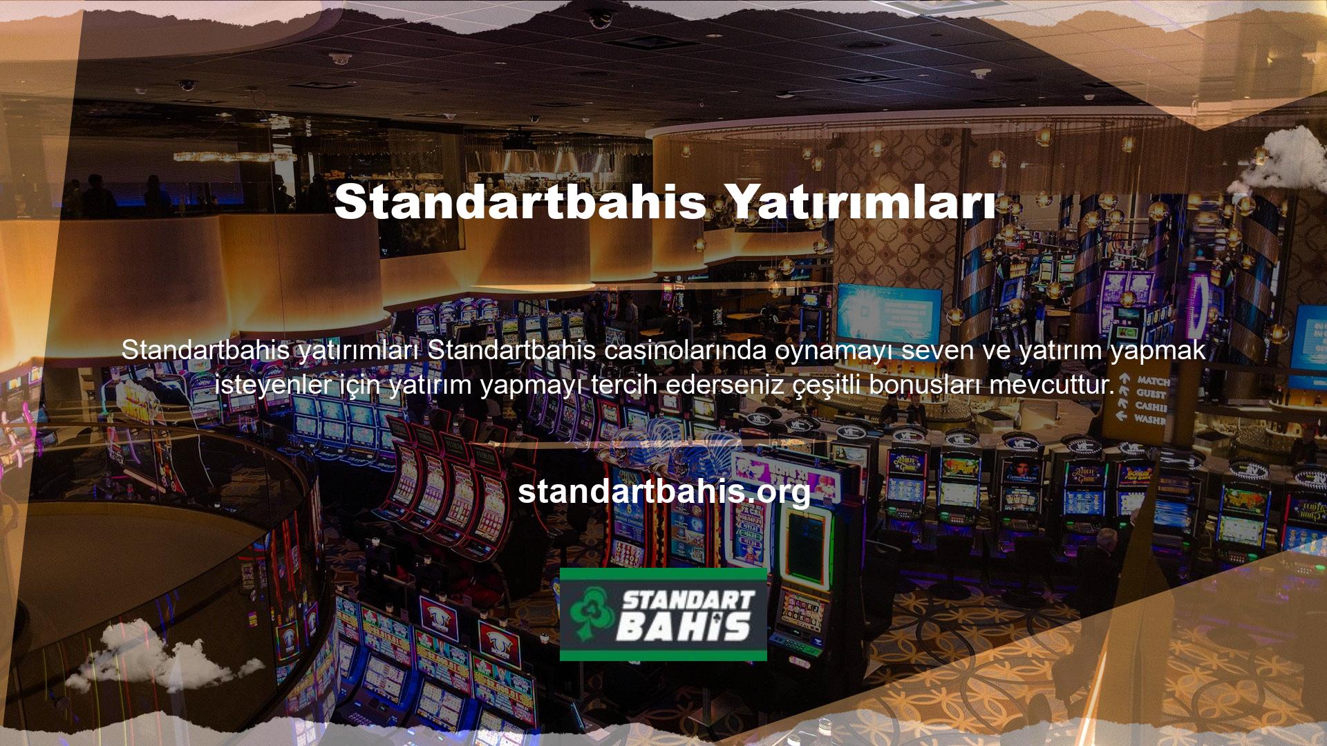 Üstelik Casino oynamayı seven ve Standartbahis yatırım yapmak isteyenler Standartbahis üzerinden ödeme yaparken kart bilgilerini vermek zorunda kalmıyor